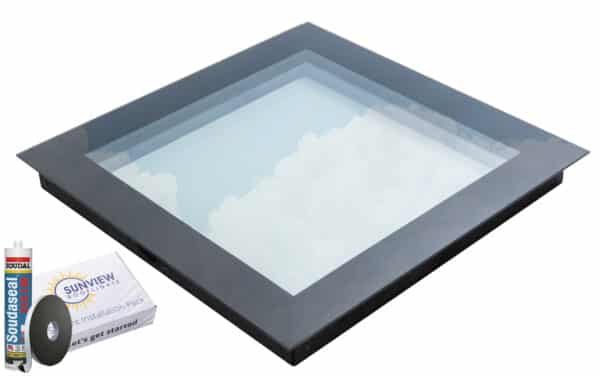 Flat Roof Window - Main Product Image - Square Unit - Sunview Rooflights